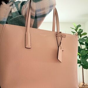 Kate Spade New York Leather Tote – Soft Pink